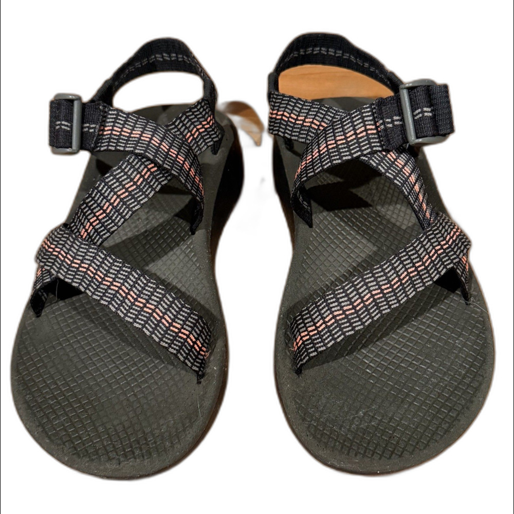 Chaco Men's Classic Sport Sandal Gray Orange 8 M US